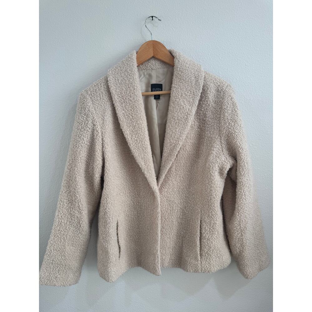 Eileen Fisher Cream wool blazer